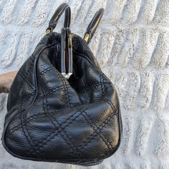 Marc Jacobs 2005 "Stam" Black Quilted Leather Bag, Made in Italy - Picture 13 of 15